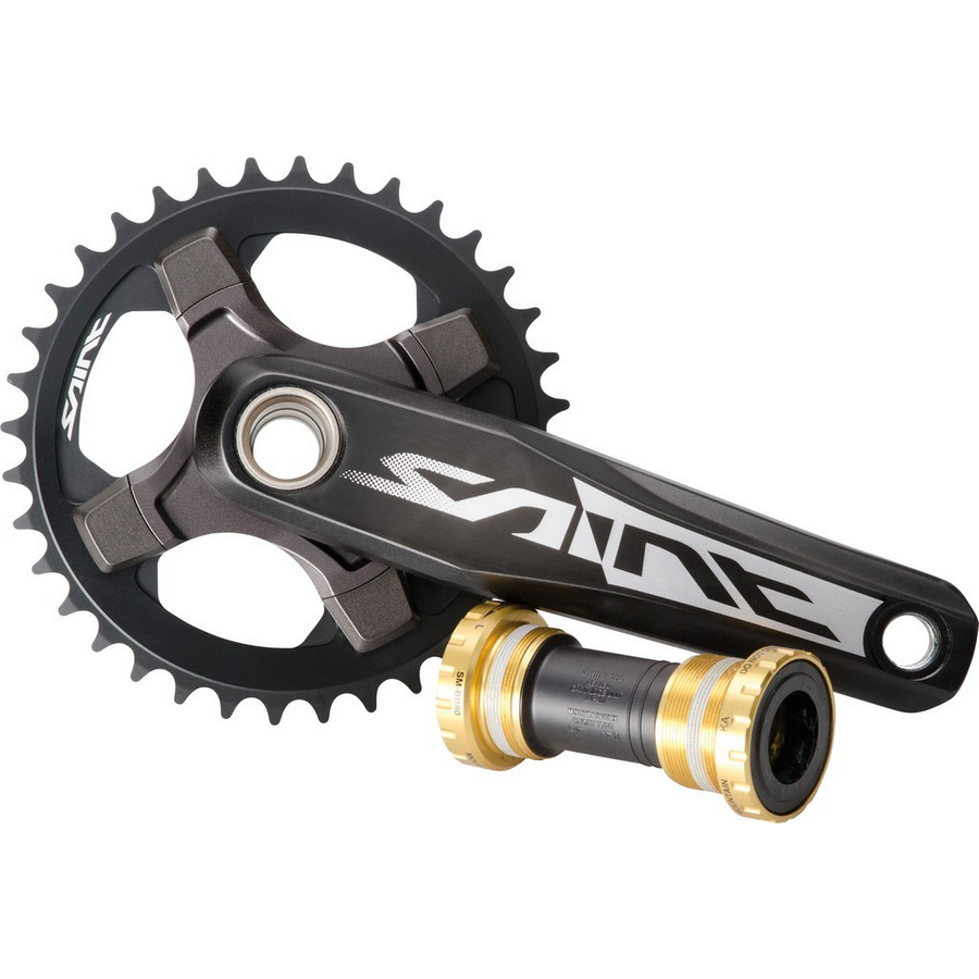 Bielas saint 36 dientes 175 mm negro FC-M820 hollowtech ii bsa