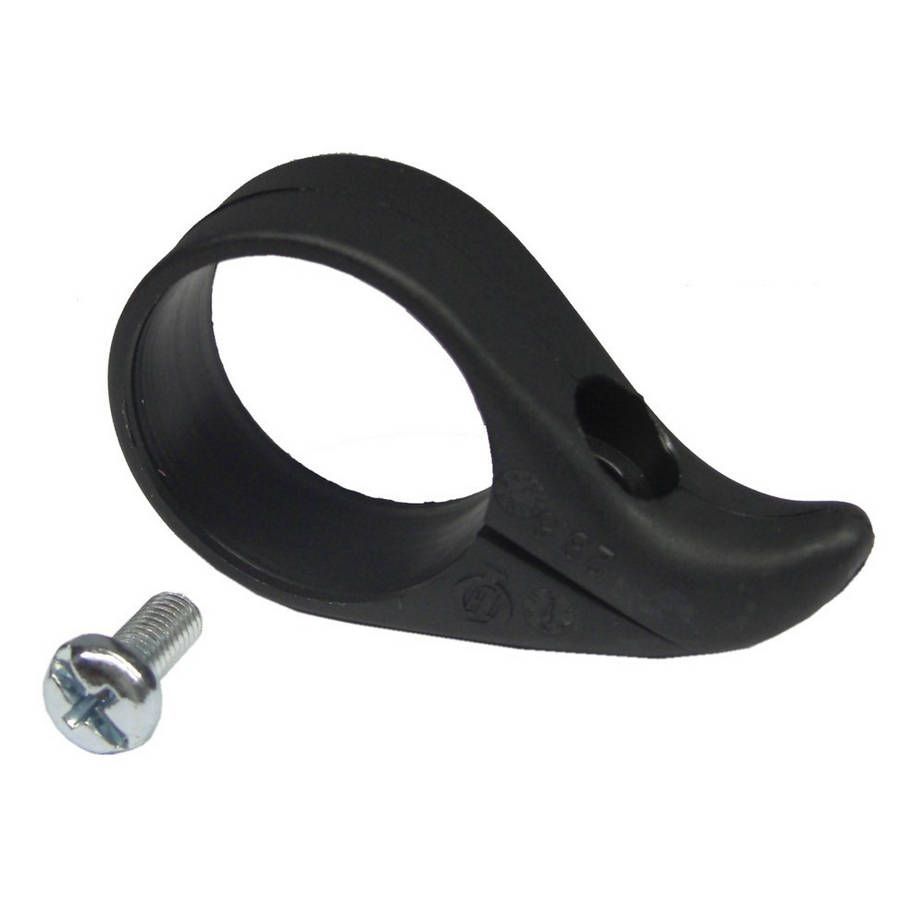 collarino guidacatena 31,8 mm plastica nero