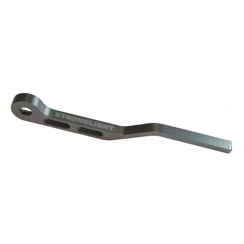 Guida protezione salva catena alluminio anodizzato silver - image
