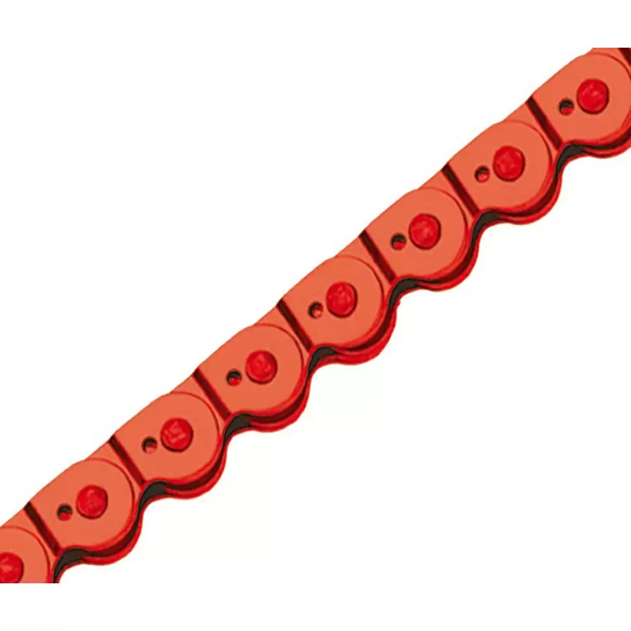 single speed chain magic colour 1/2'' x 1/8'' 102 links red - image