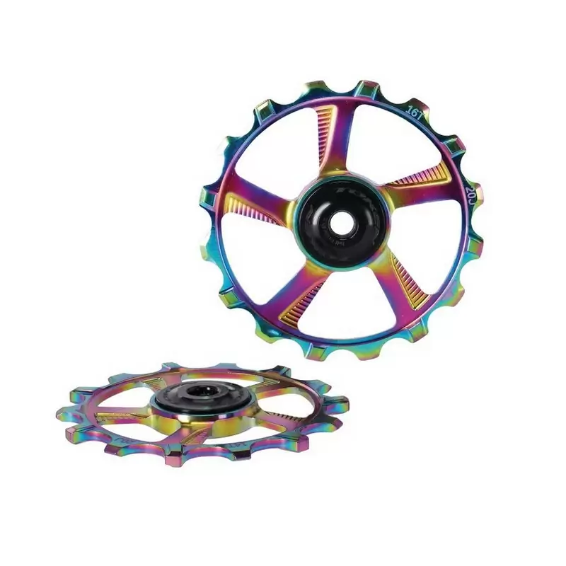 Skinny Fat Riemenscheiben-Set | 14/16 Zähne für 12V Oil Slick Shimano - Sram - image
