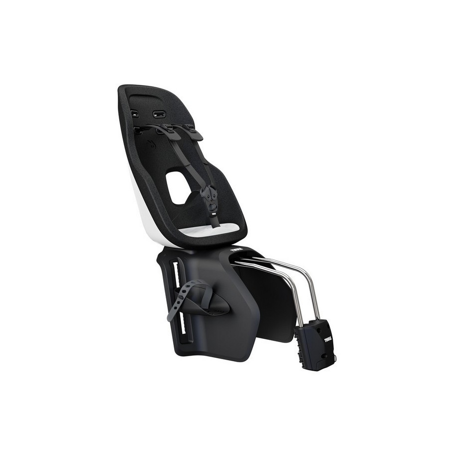 Yepp Nexxt 2 Maxi child bike seat with fixing to the snow white frame