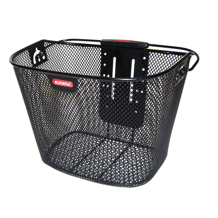 Front basket 16 litres close-meshed black