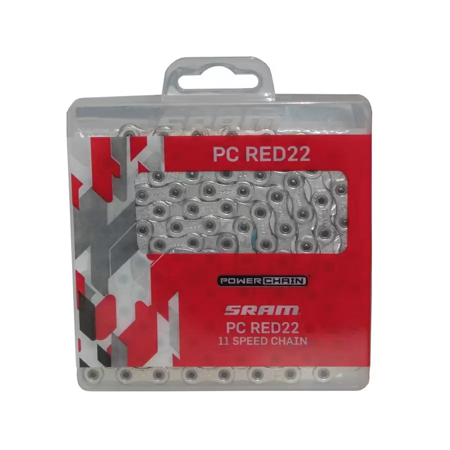 Chaine red22 11v avec power lock 114 maillons - image