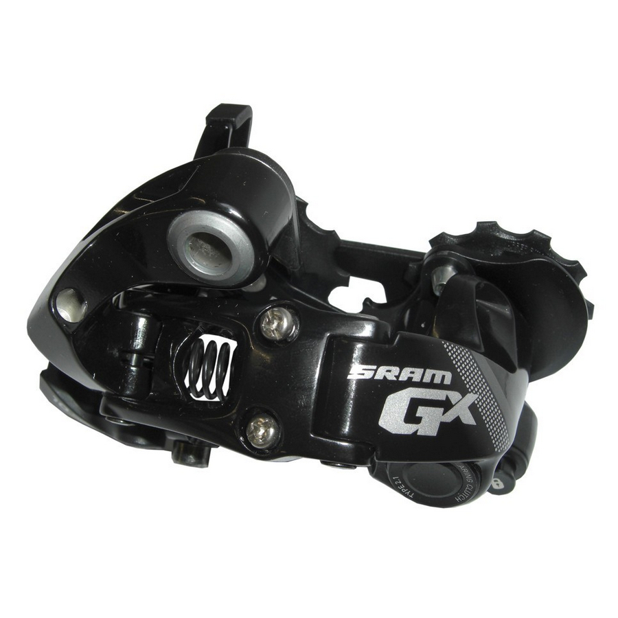 Caixa de velocidades de gaiola curta tipo GX 2.1 10v preta