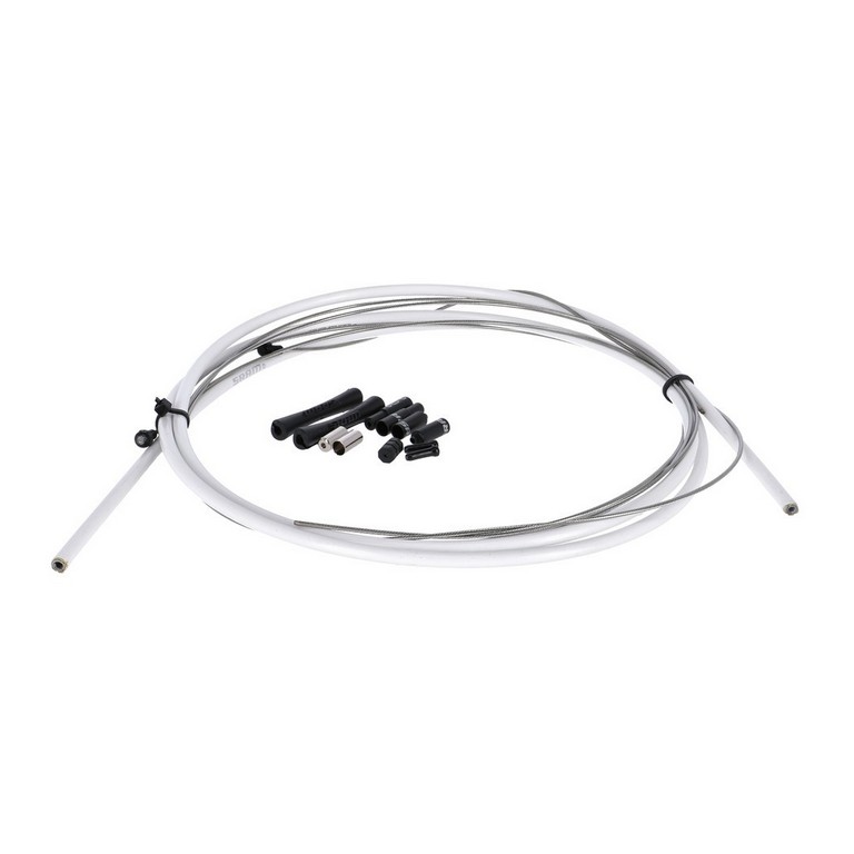 Bremskabelsatz Slick Wire Pro Road 5 mm weiß