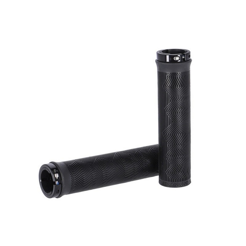 Puños Lock-On Descendant de 133 mm, negros