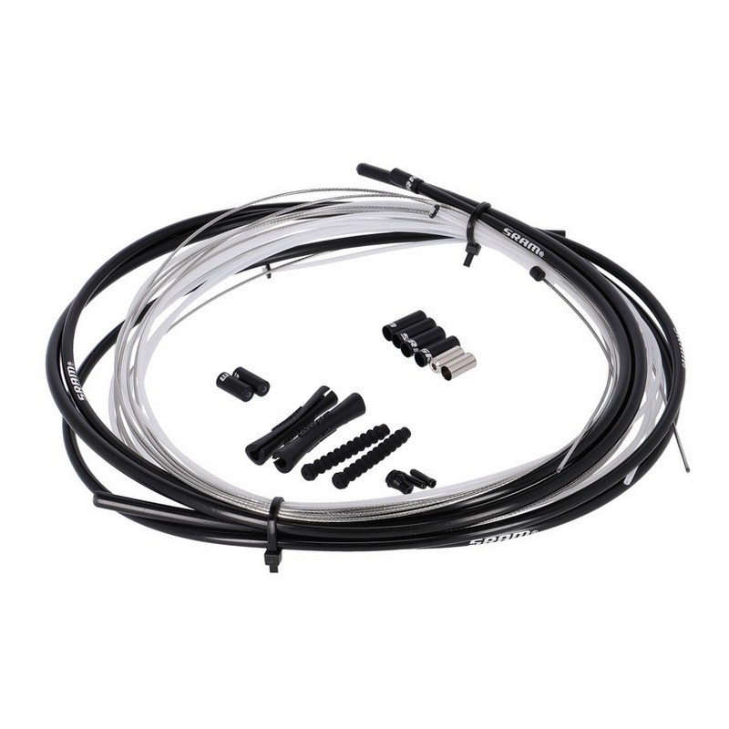 schaltzug kit slickwire pro schwarz 4mm road / mtb