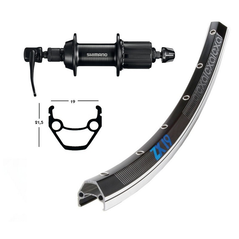 Rueda trasera 26x1.75 