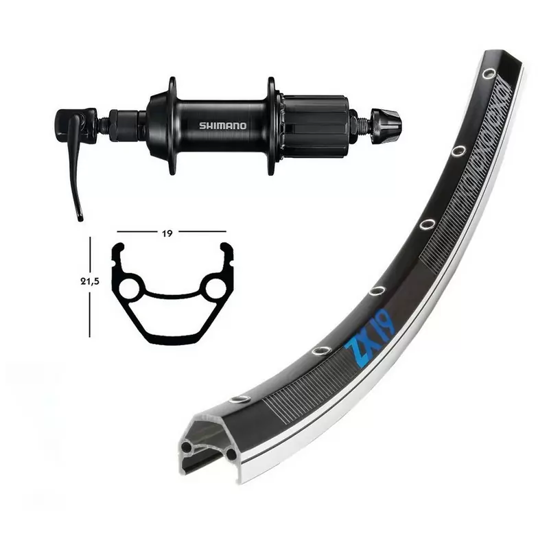 Rueda trasera 26x1.75 