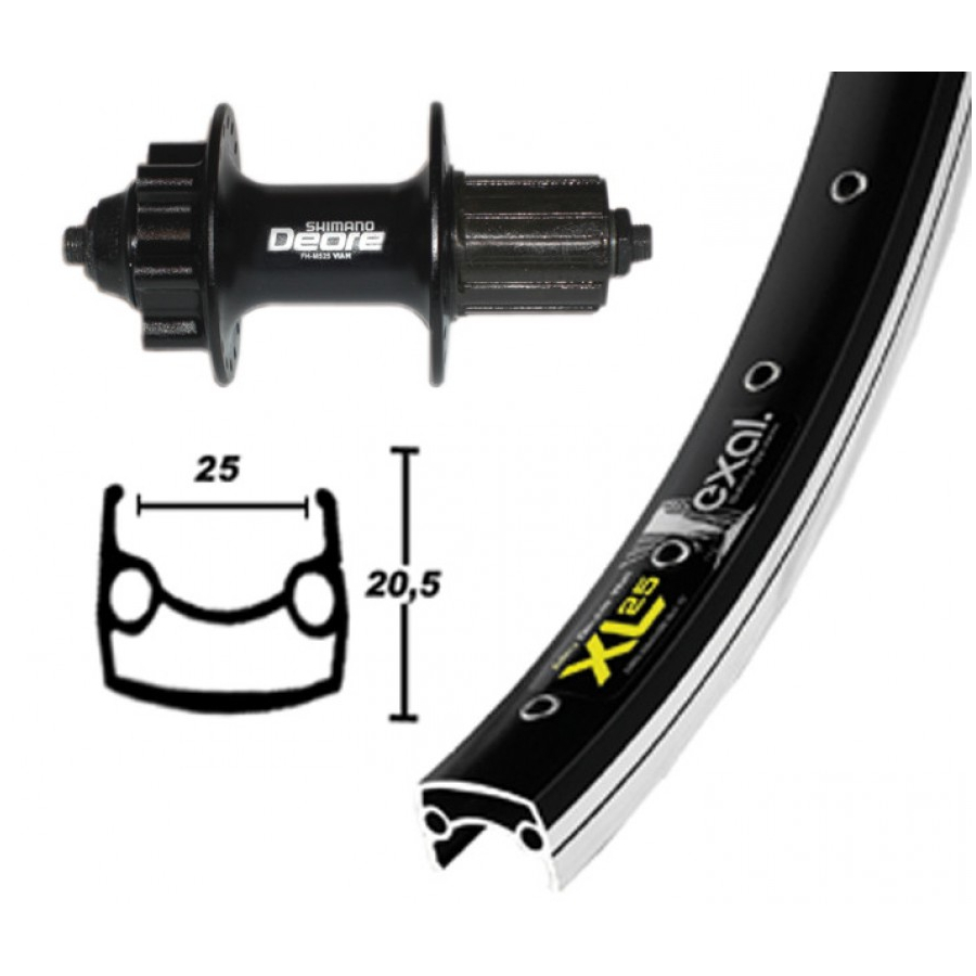 RW 26X1.9DIORE 8-11V DISCO 6H. negro. 36h. ,, Negro, Niro Niro Raggi