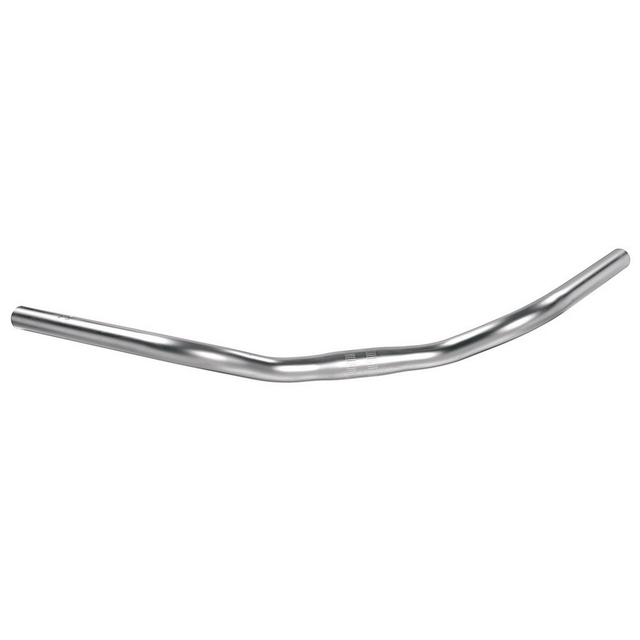 Support de guidon trekking exclusif aluminium anodisé argent 25,4 mm