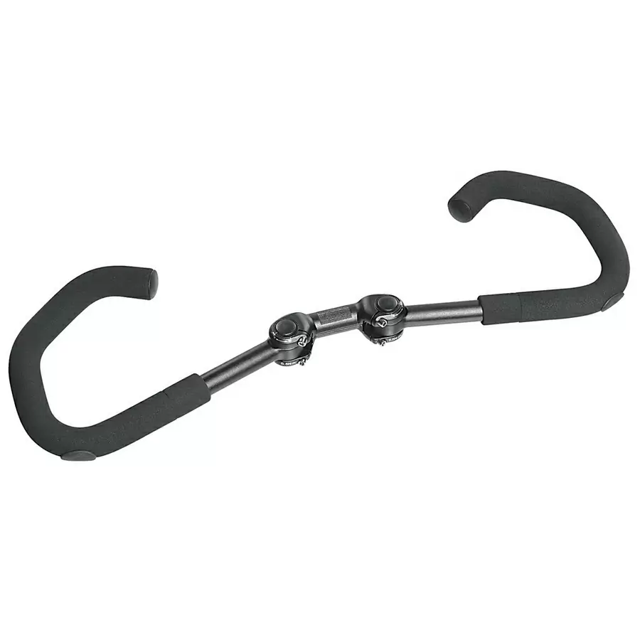 Manubrio ahs premium regolabile alluminio 31,8 mm nero / sabbia - image