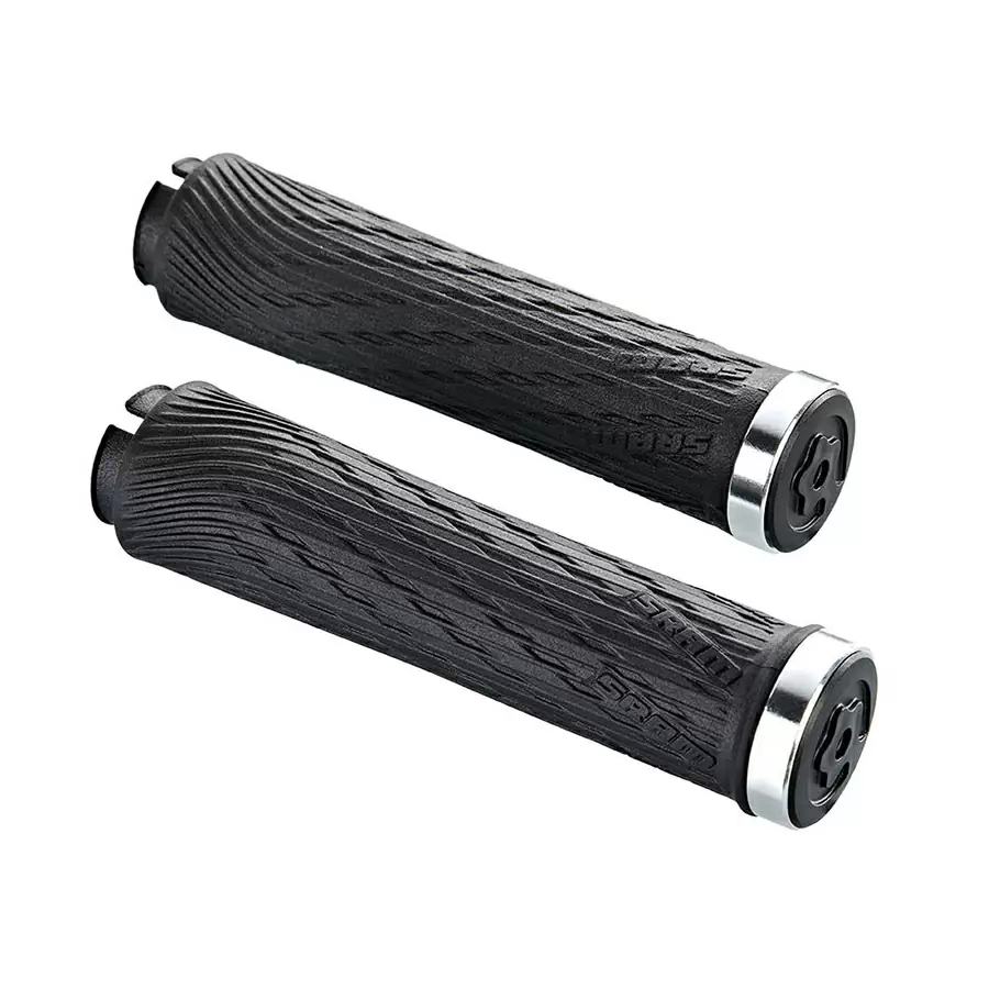 Coppia Manopole 100/122mm per Grip Shift Nero - image