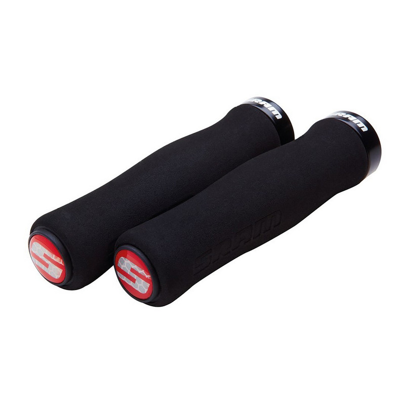 Locking Grip Contour Foam 129mm Puños MTB, black
