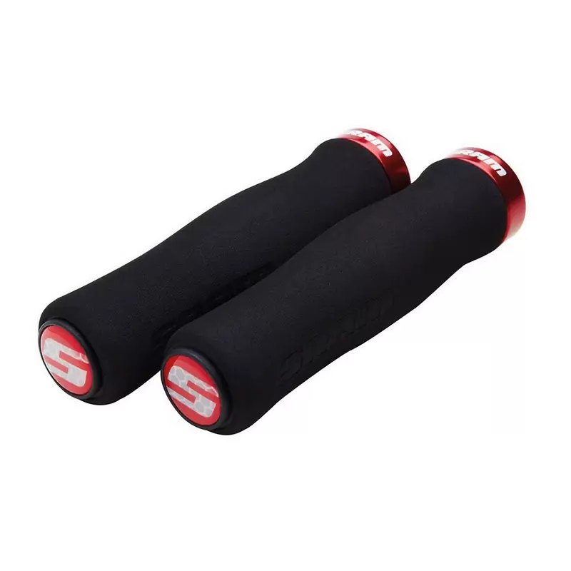 Locking Grip Contour Foam 129mm MTB Negro/Rojo - image