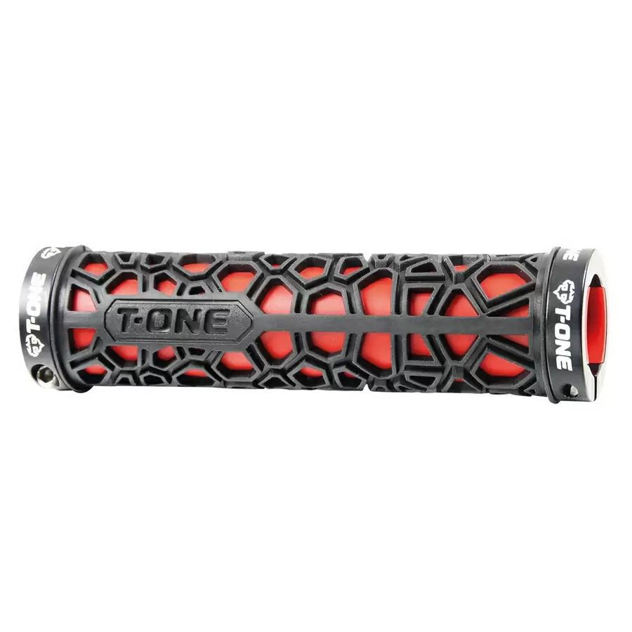 Grips h2o red/black with 2 screw lockings 130mm - image