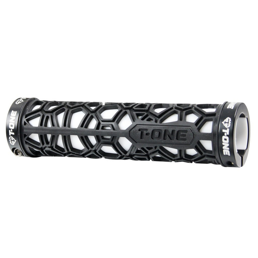 Griffe h2o weiß/schwarz mit 2 Schraubverschlüssen 130mm