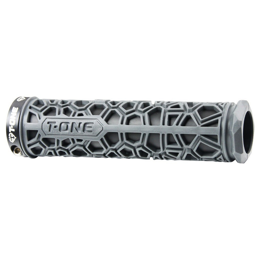 Grips h2o gray/black with one screw locking 130mm