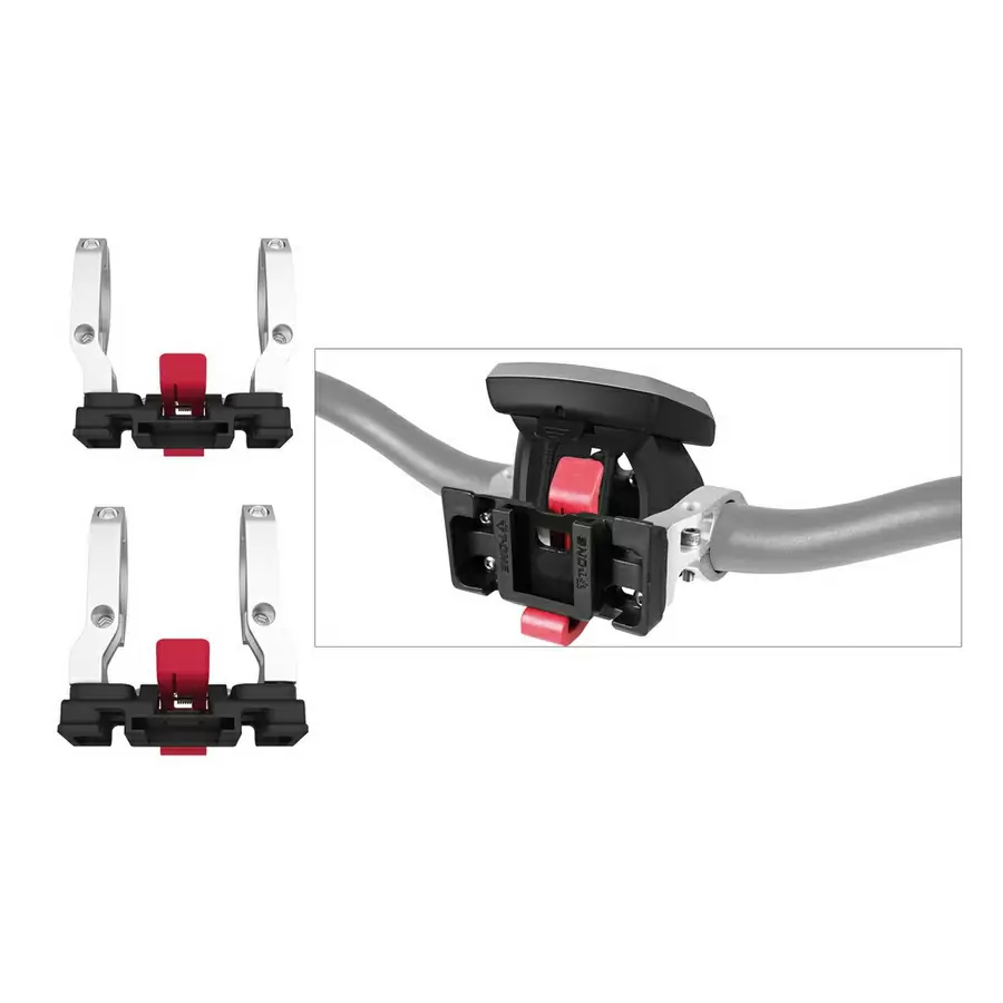 Handlebar adapter talon e-bike alu/plastic 31,8/25,4 mm - image