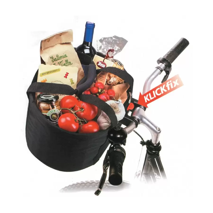 Borsa shopping comfort mini nero 32 x 24 x 23 cm - image