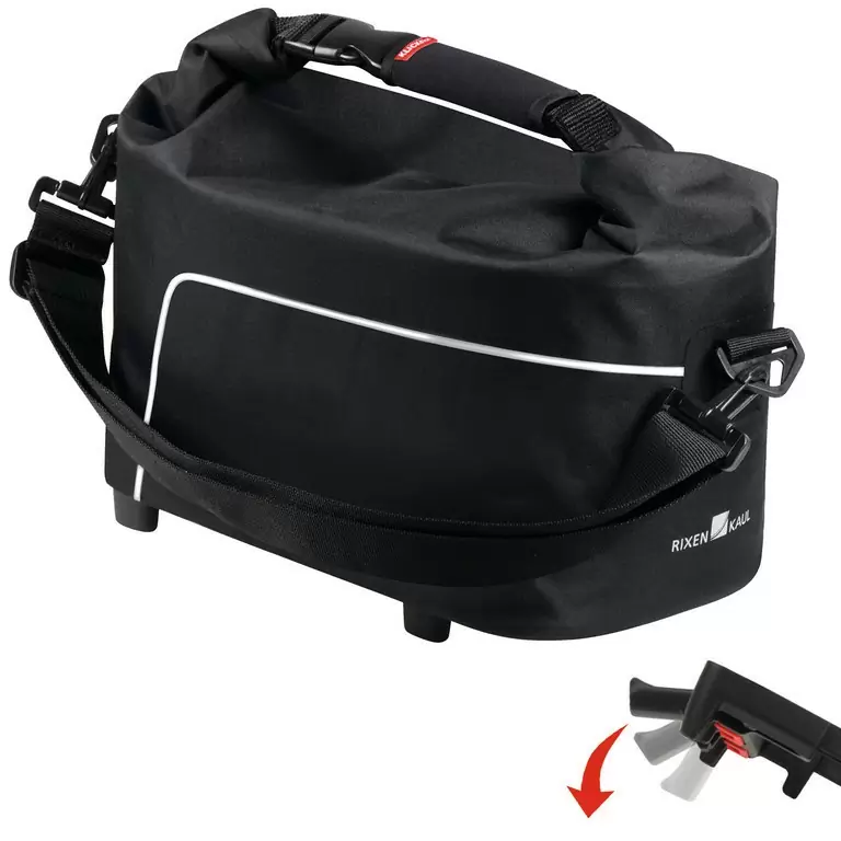 Racktime Waterproof Luggage Bag Black 10l - image