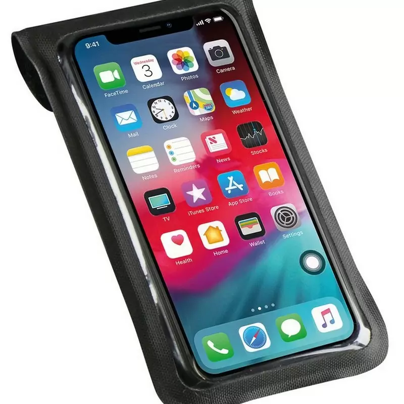 Borsa Porta Smartphone Light S Trasparente/Nero - image