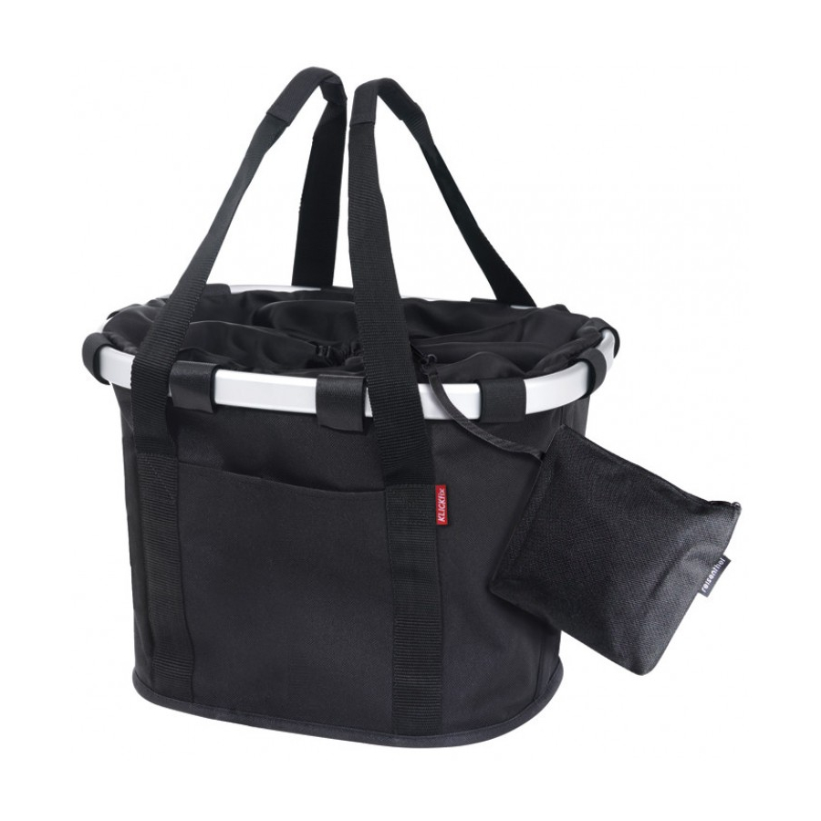Borsa City Bike-basket nero 35 x 28 x 26 cm