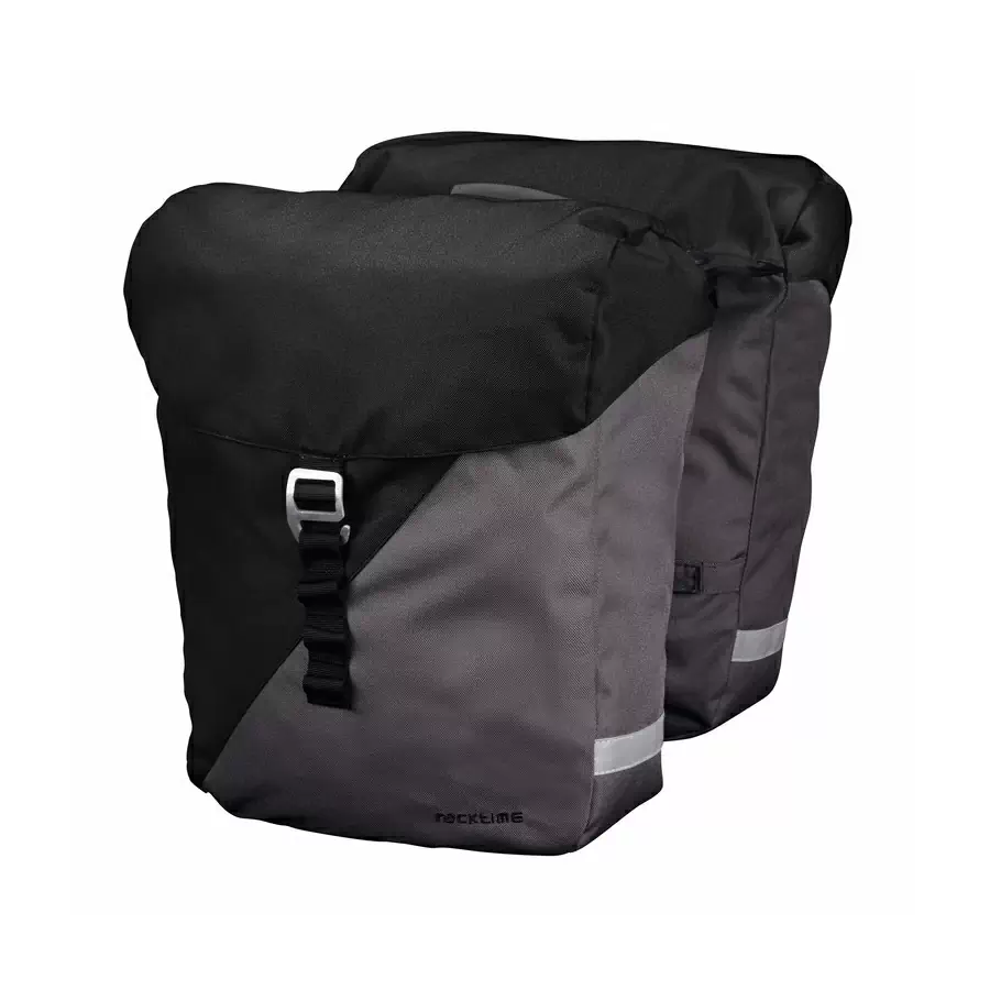 system double bag vida black/grey, snapit adapter included - image