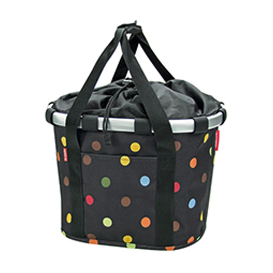 City-bag Fahrradkorb Punkte 35 x 28 x 26 cm