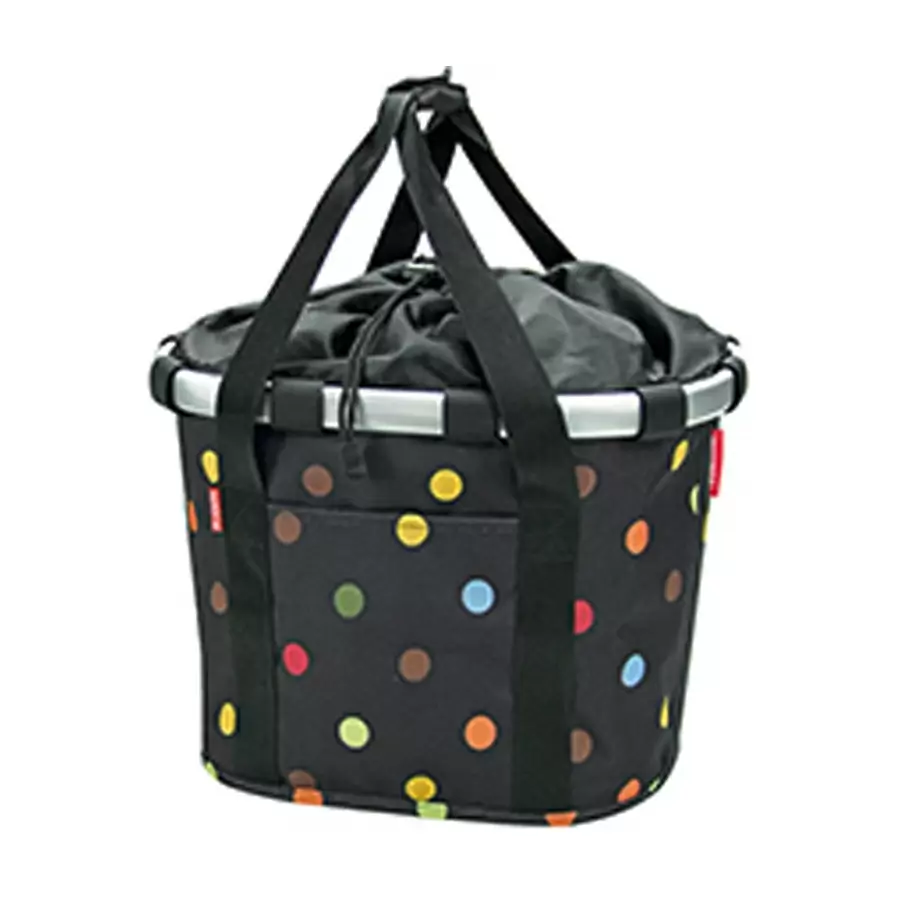 City-bag Fahrradkorb Punkte 35 x 28 x 26 cm - image