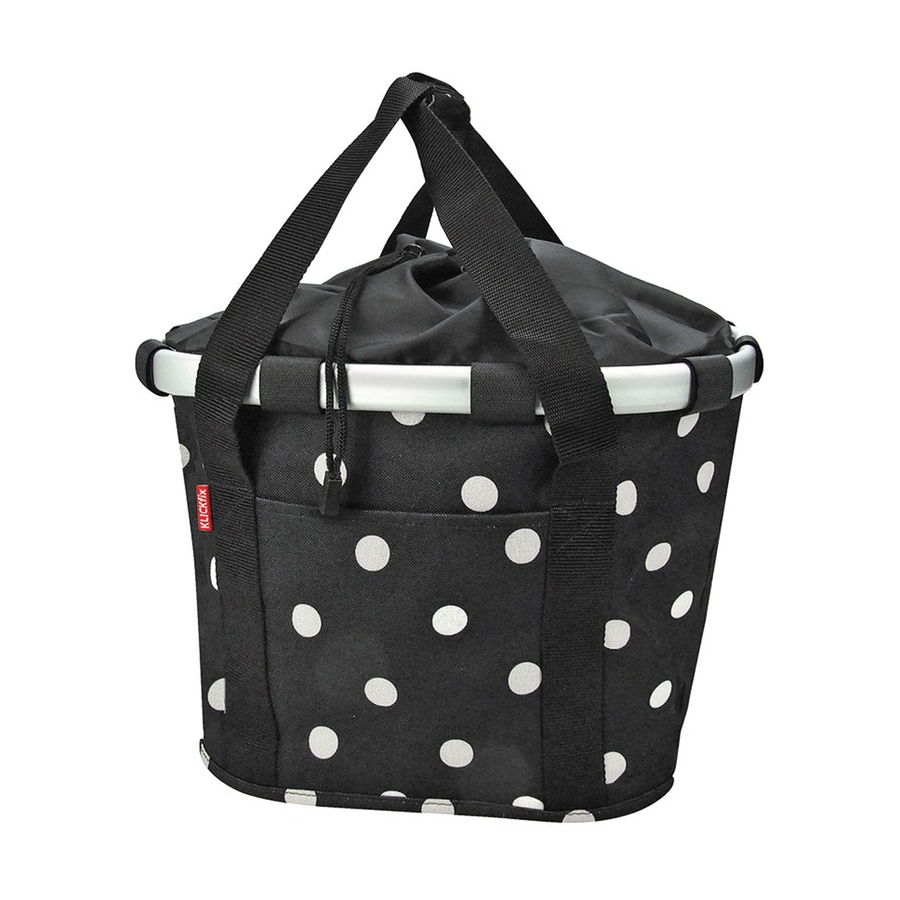 City-bag reisenthel bike basket black dots 35 x 28 x 26 cm
