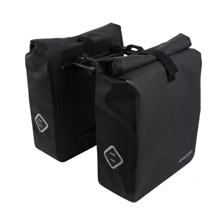 System double bag travel 37x33x42cm black - image