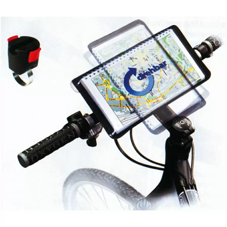 Mapa de bicicleta/caminhada - suporte freeliner haste-od guiador fixável giratório - image