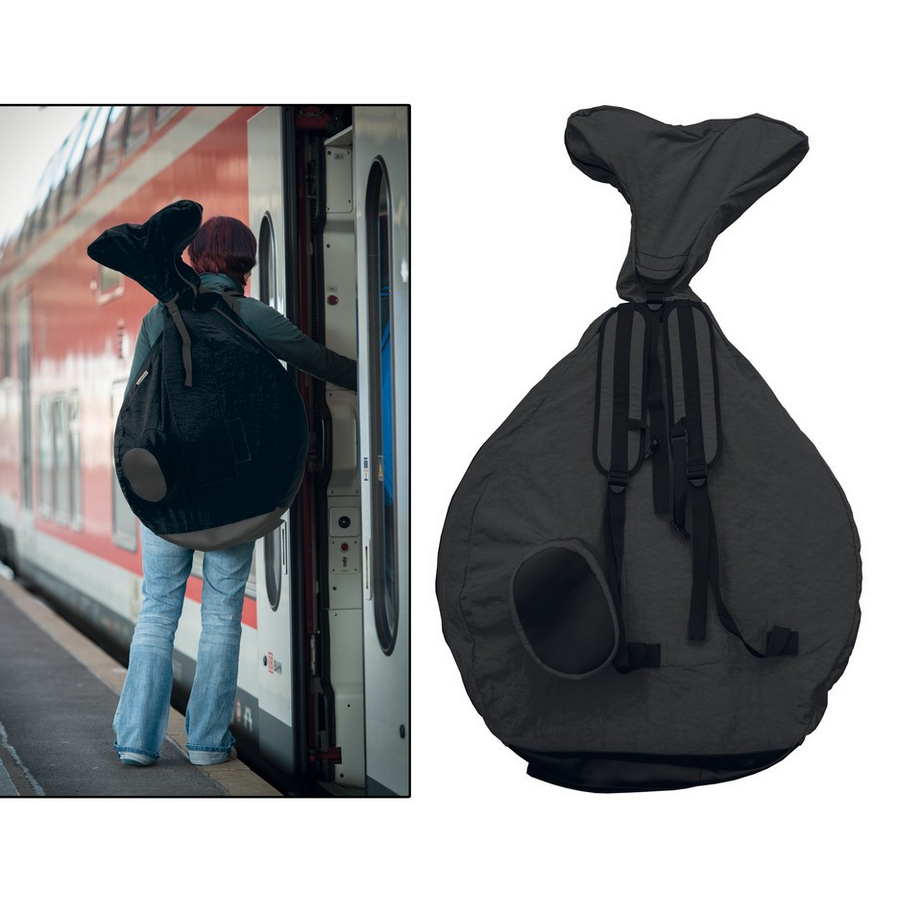 Back pack for monocycle 20'' black