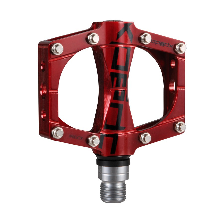 Flat Pedali Traverse Red 9/16''