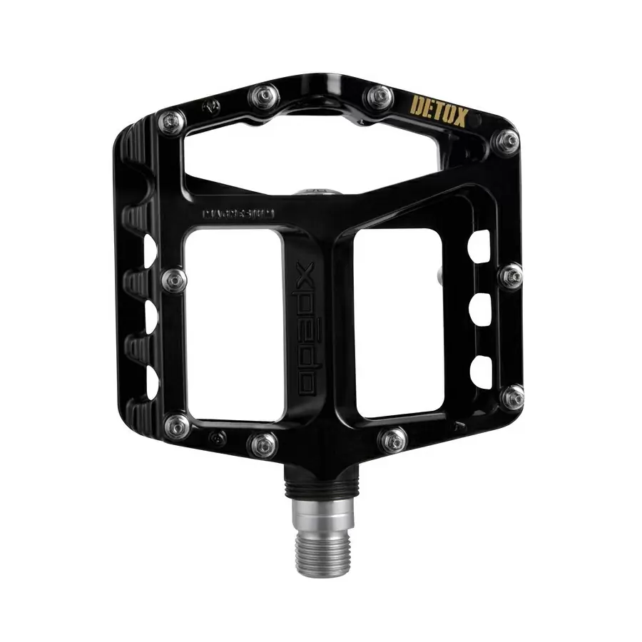 Mtb pedal detox 23 9/16'' black magnesium - image