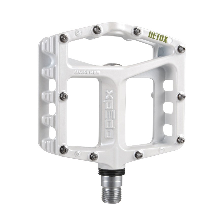 Mtb pedal detox 23 9/16'' whithe magnesium