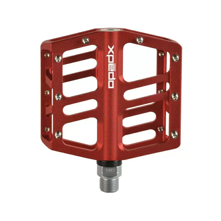 pair pedals jek red 9/16'' mtb freeride xmx-26ac - image