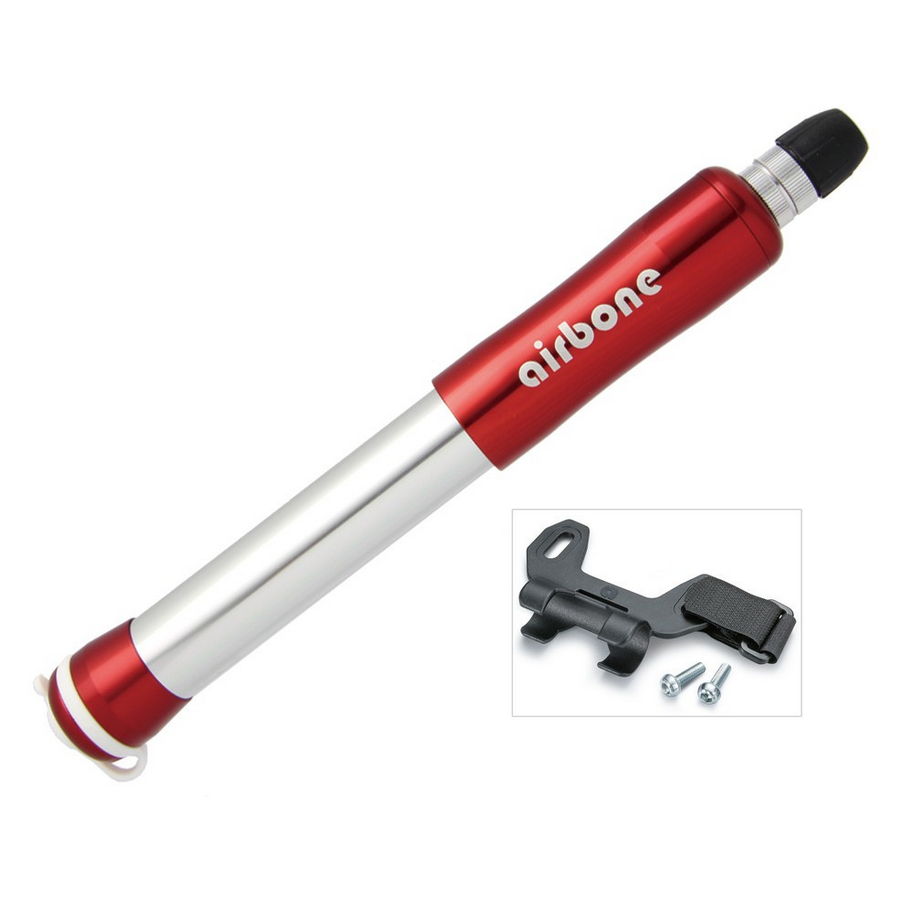 Mous Tail Mini ZT-509 Mini pompe rouge 210 mm avec support