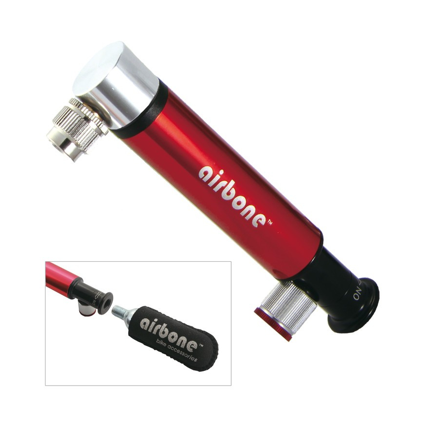 Minipompa ZT-724 Dual Co2 130mm Rosso Supporto Incluso