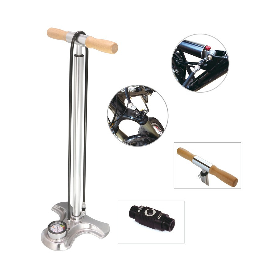 Pompa A Pavimento ZT-908 In Alluminio 670mm 300psi/20bar