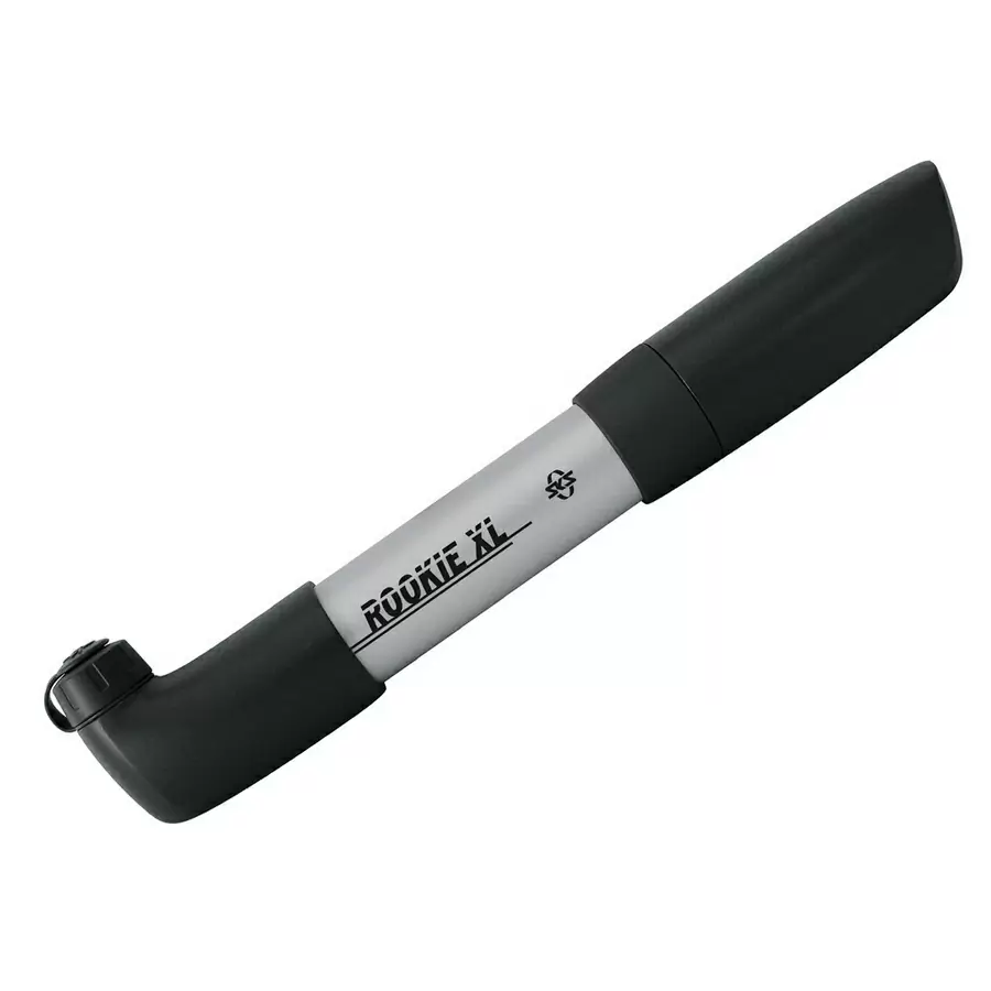 Fahrradpumpe Rookie XL 2012 silber/schwarz, 227 mm, reversibel - image