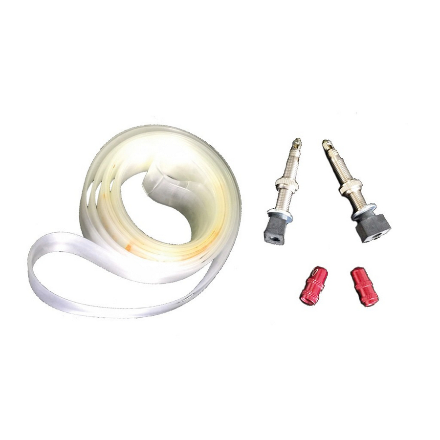 valves and rim tapes tubeless strip conversion kit  26 / 27,5'' s 25mm