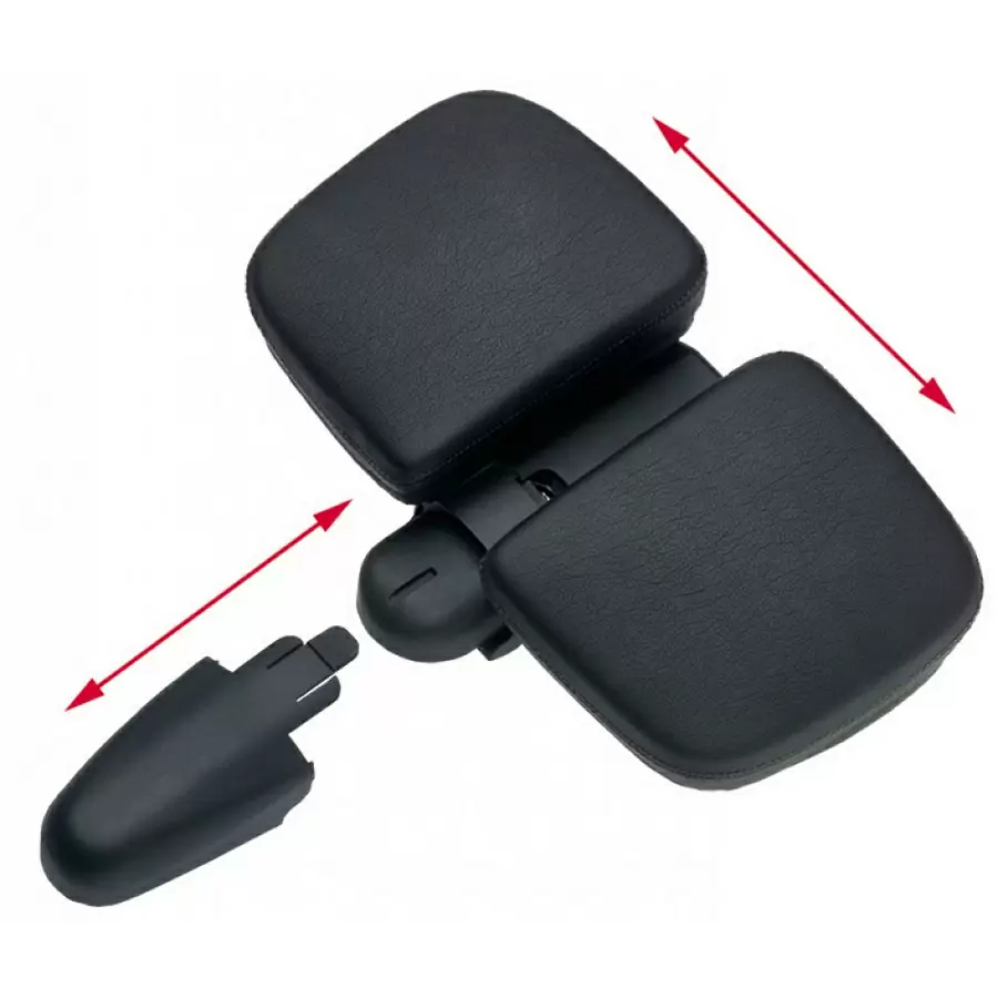 Saddle Adjustable End Zone Vario Comfort Black #1