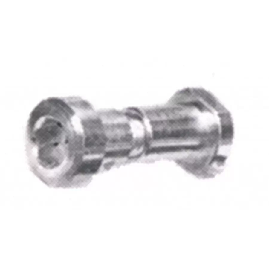 seatpost clamp bolt m6x25 chrome silver - image
