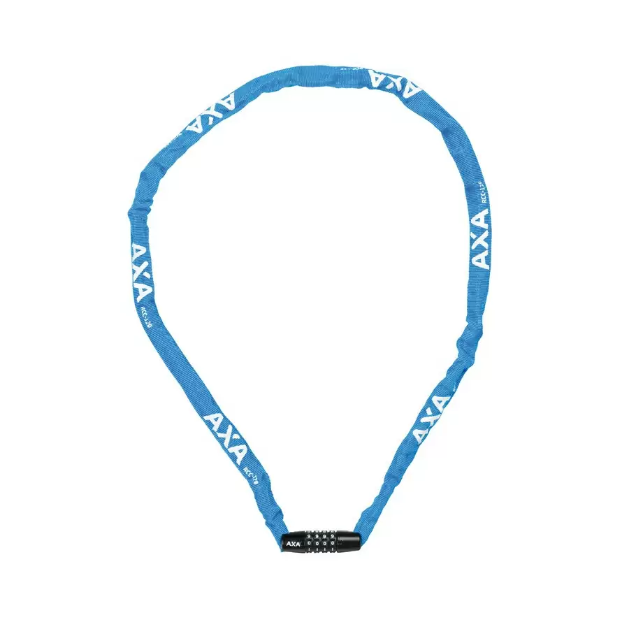 Lucchetto catena rigida rcc 120 lunghezza 120cm 3,5x3,5 blu - image