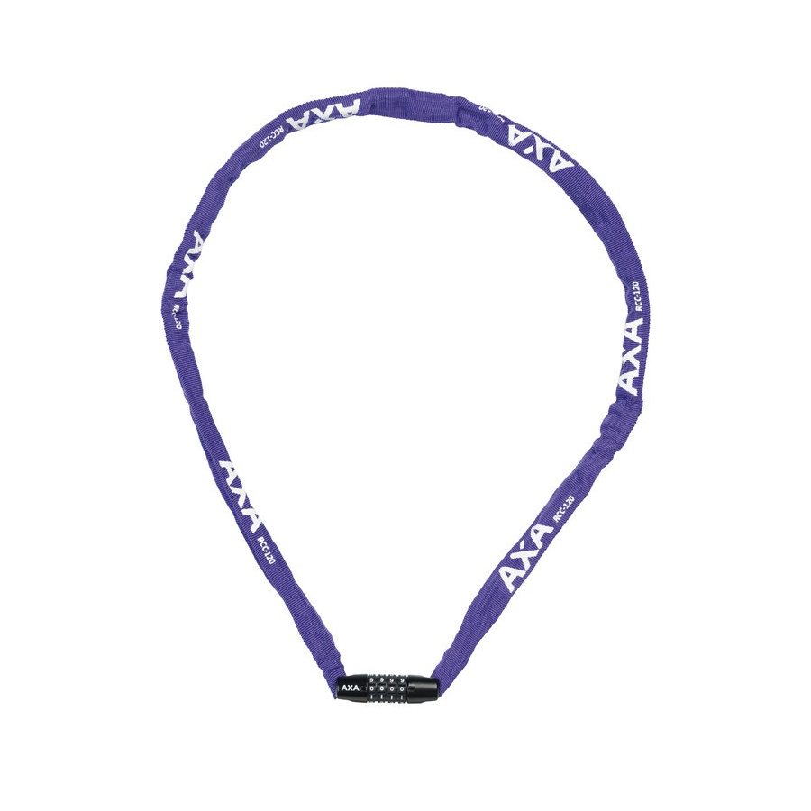 Lucchetto catena rigida rcc 120 lunghezza 120cm 3,5x3,5 viola