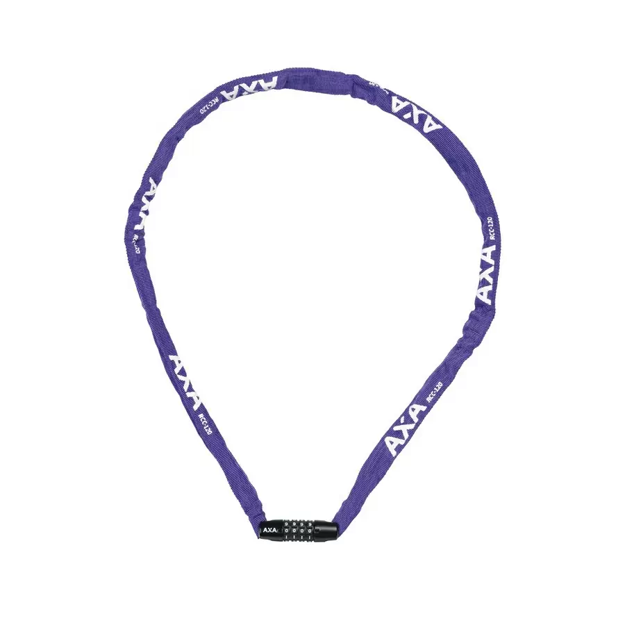 Lucchetto catena rigida rcc 120 lunghezza 120cm 3,5x3,5 viola - image