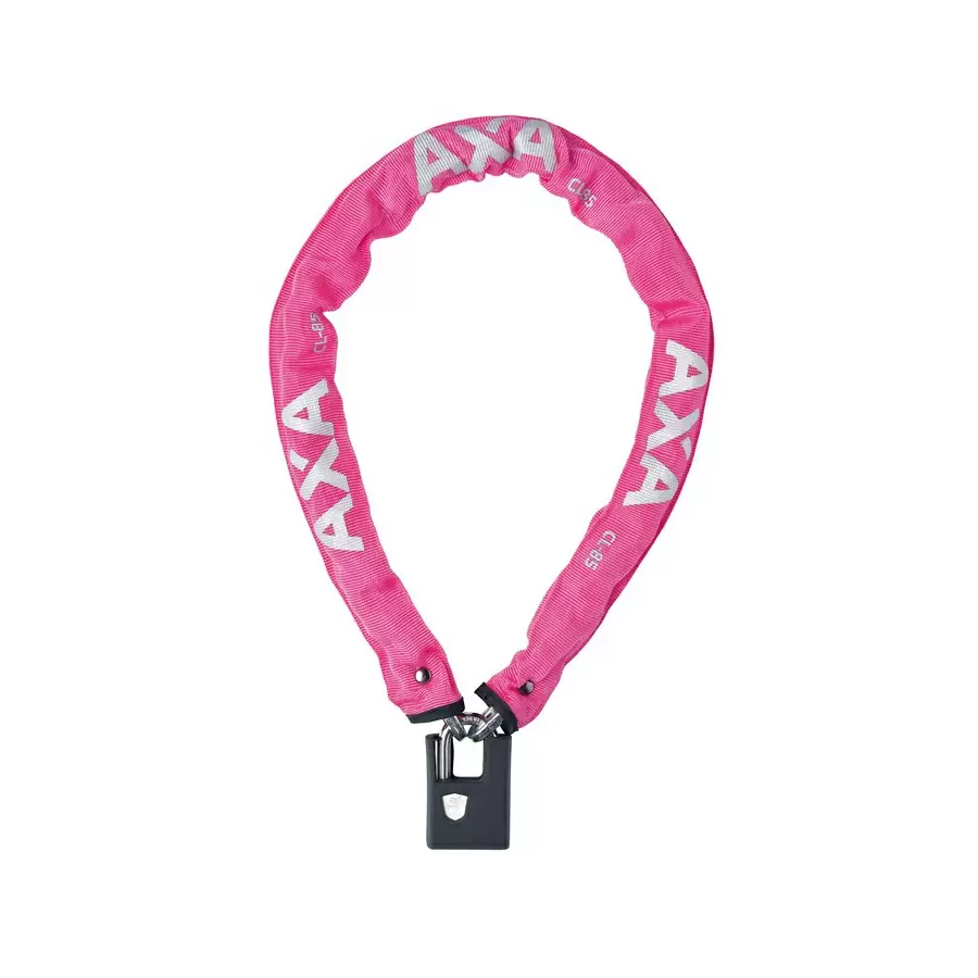 Chain lock clinch ch85 plus length 85cm, thickness 6,0mm pink - image